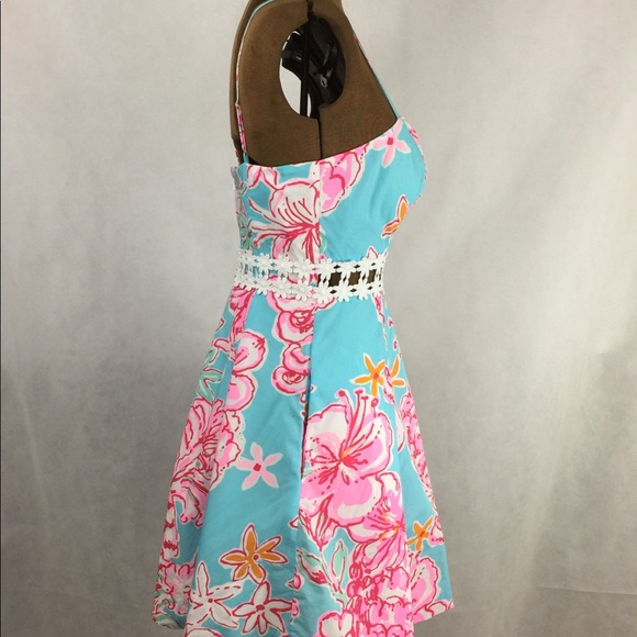 Lilly Pulitzer Lenore Sunglow Dress Size 0 - Picture 4 of 8